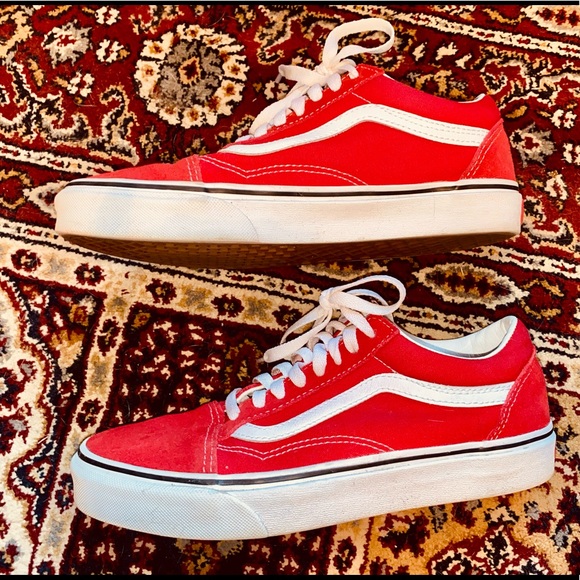 Cherry Red🍒 Old Skool Vans - Picture 2 of 8
